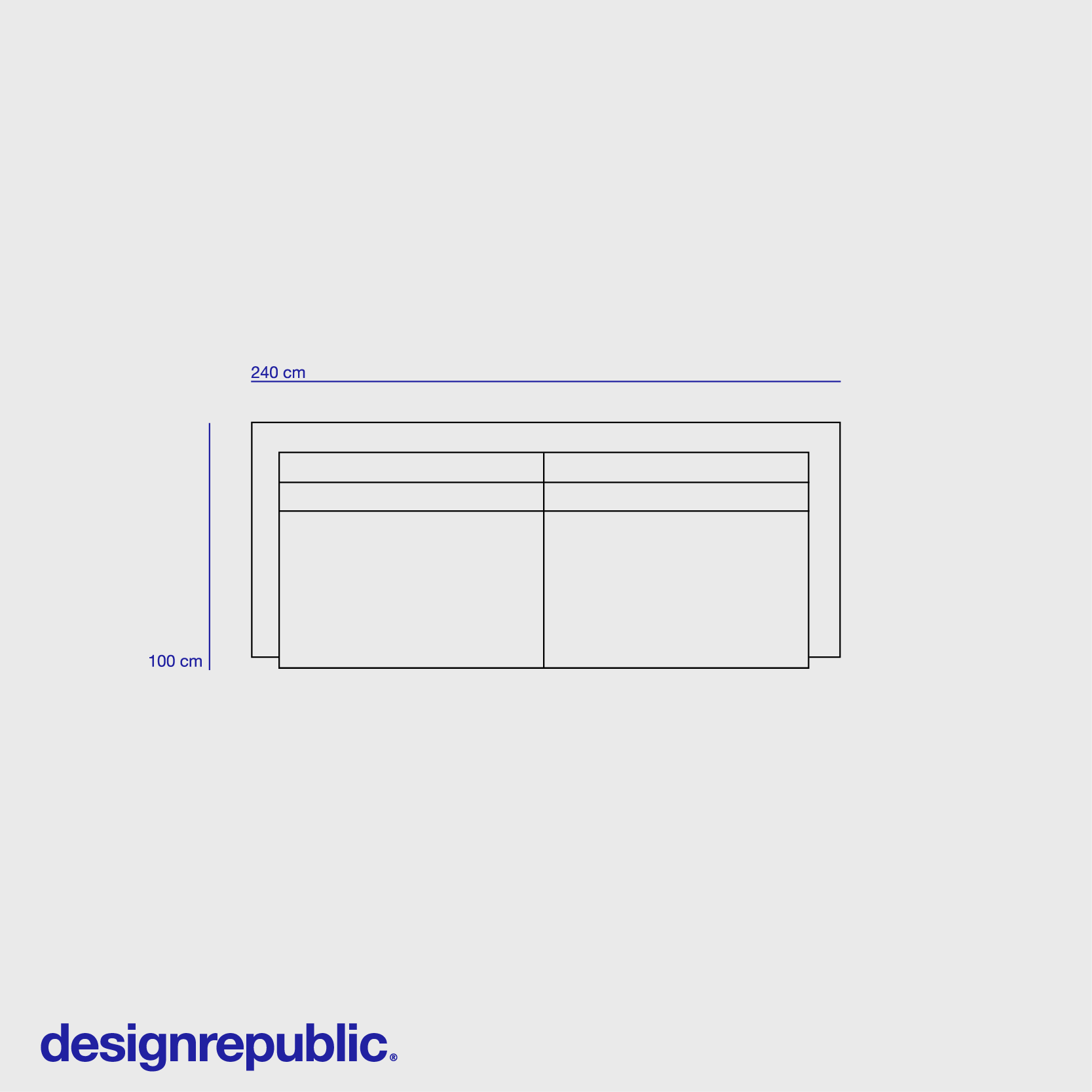 Sofa cockpit with wheels