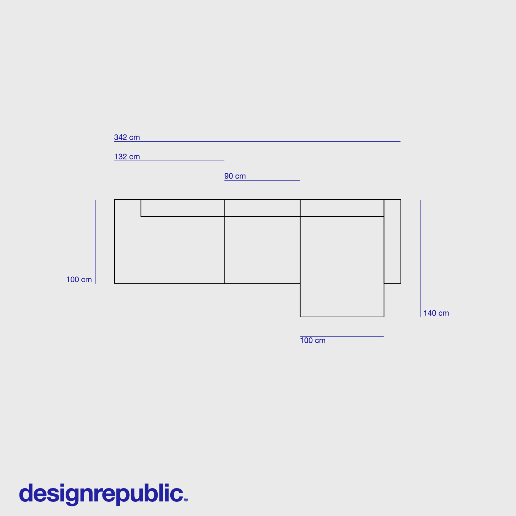 Ugo divano modulare comp. 2