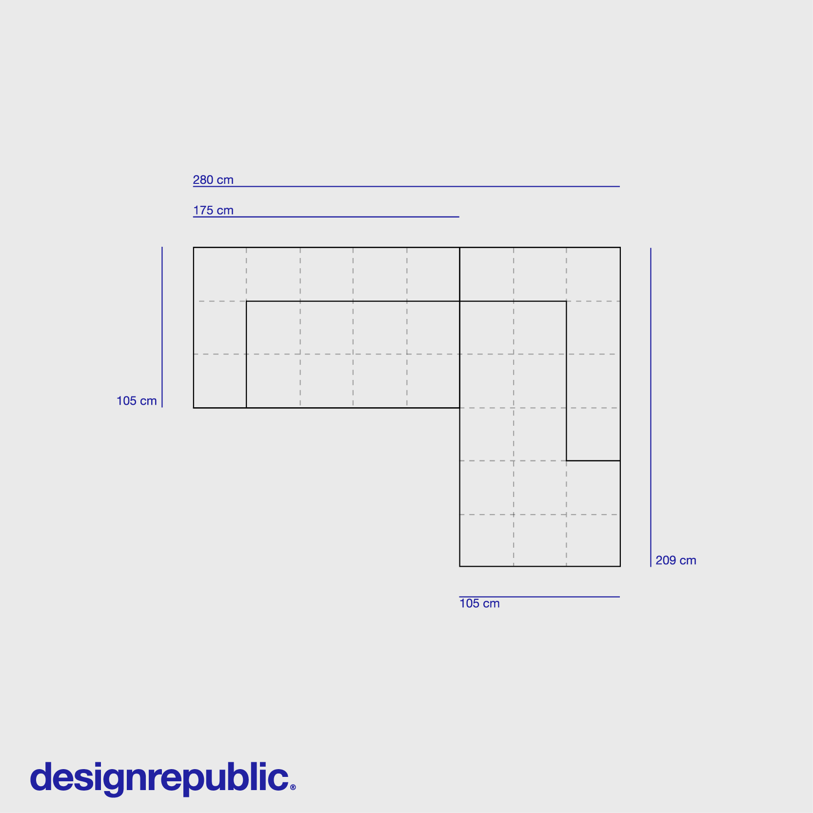Vito divano modulare comp. 2