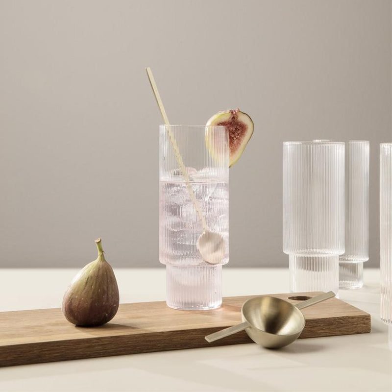 Ripple Long drink glasses - set of 4