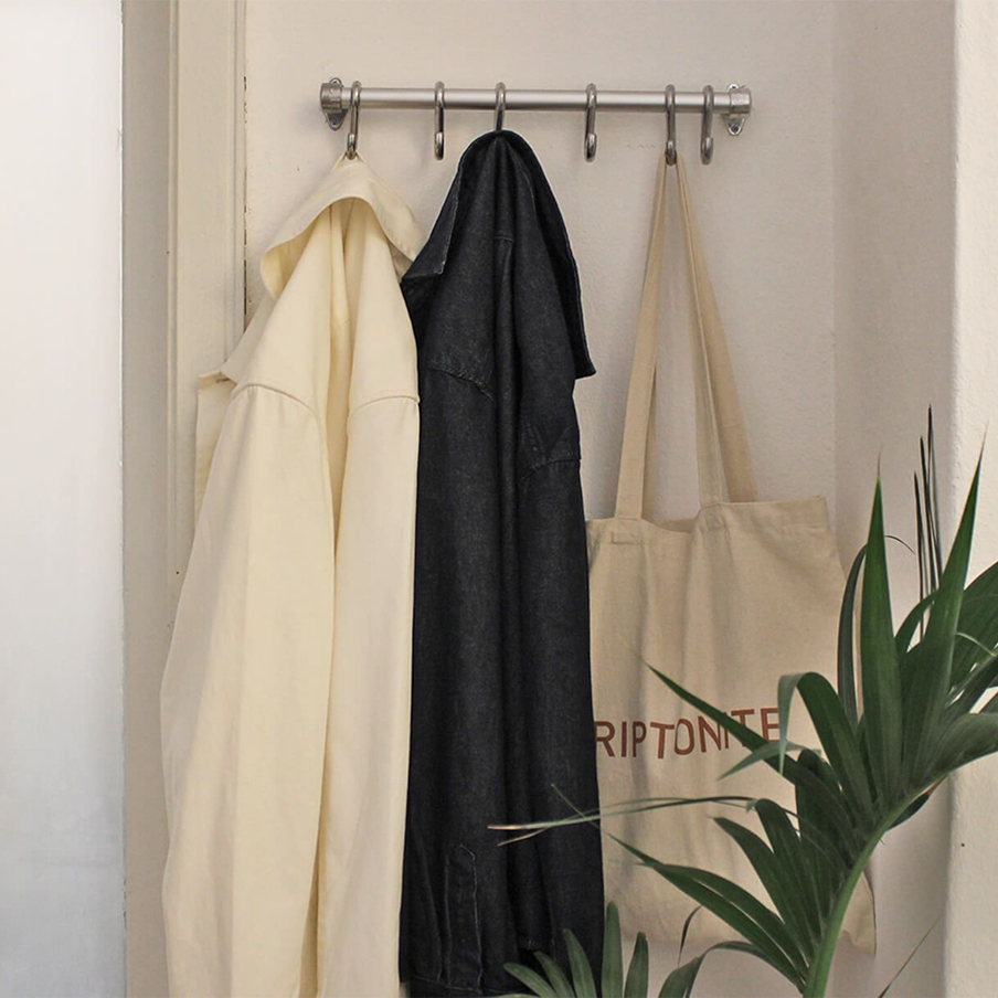 Tubular Clothes and Robe Hanger
