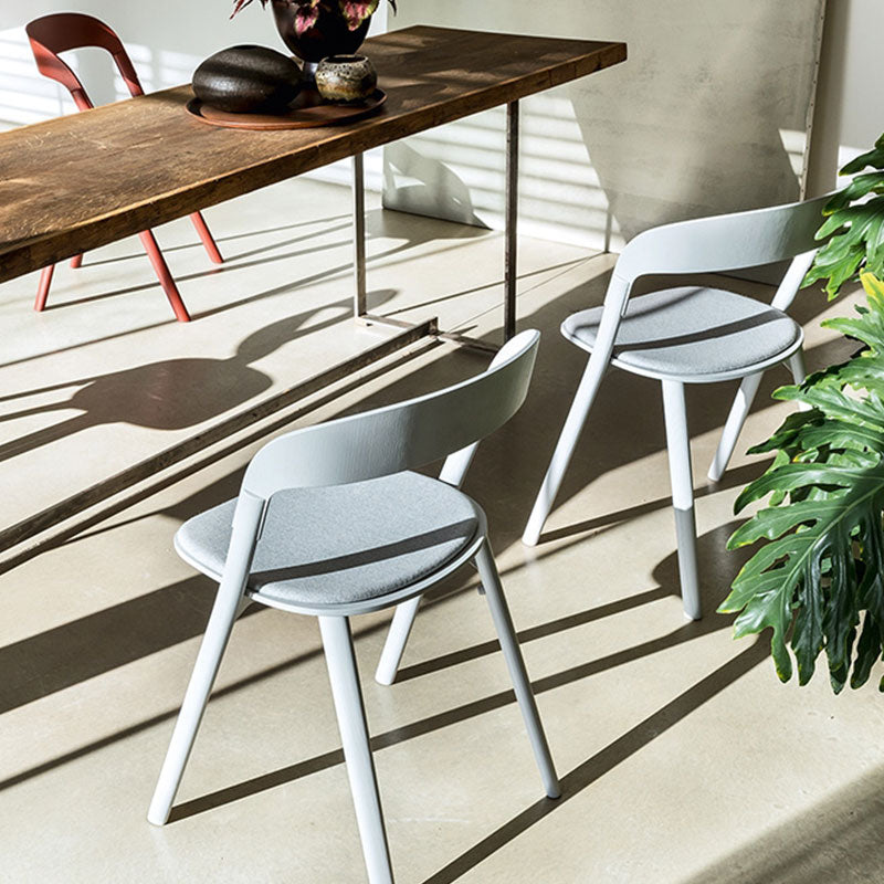 Pila - sedia impilabile con seduta imbottita