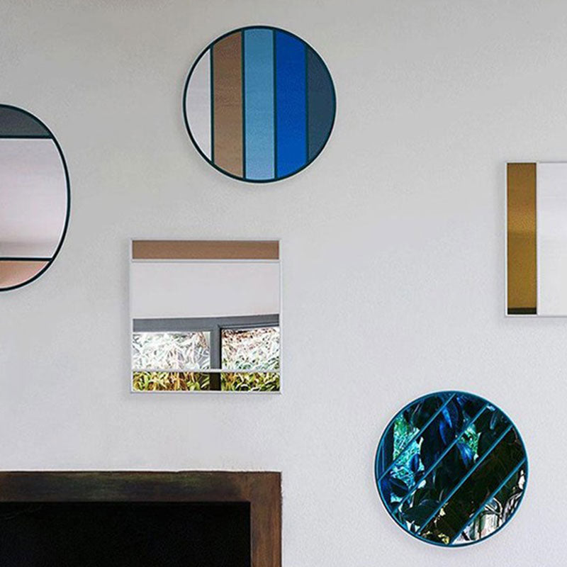 Specchio Vitrail rotondo