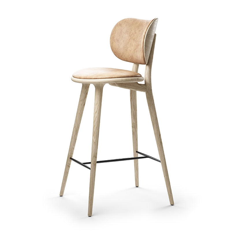 High stool con schienale