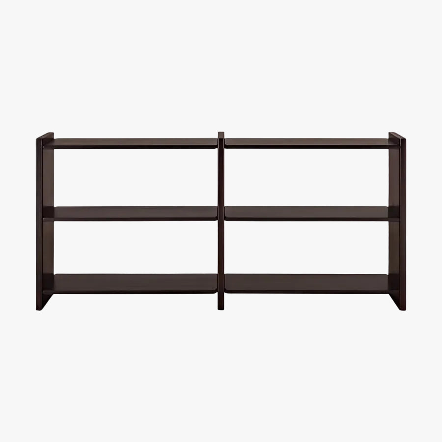 Mortise Low Bookcase