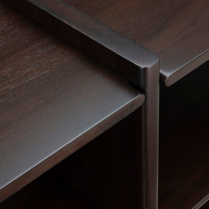 Mortise Low Bookcase