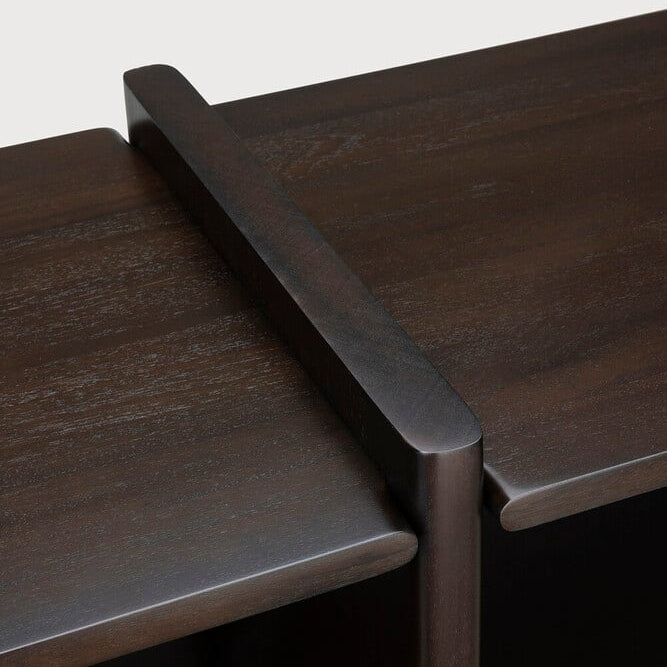 Mortise Low Bookcase