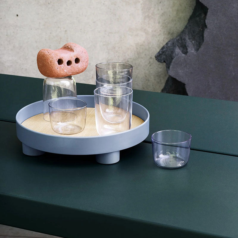 Corky Glass Tall - Set of 4