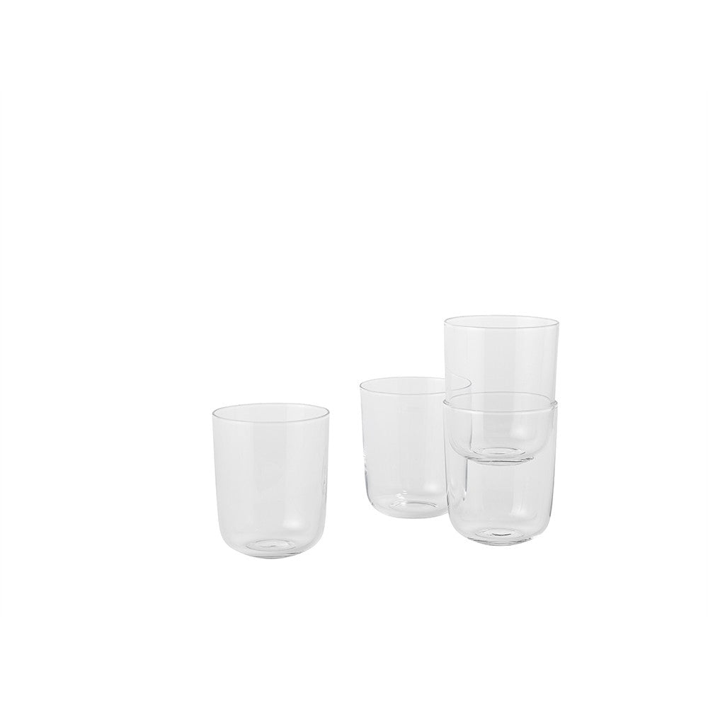 Corky Glass Tall - Set of 4