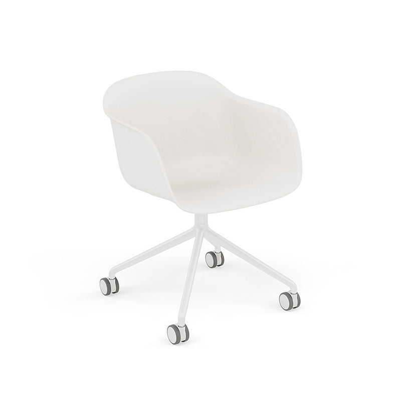 Fiber Armchair - base girevole con ruote
