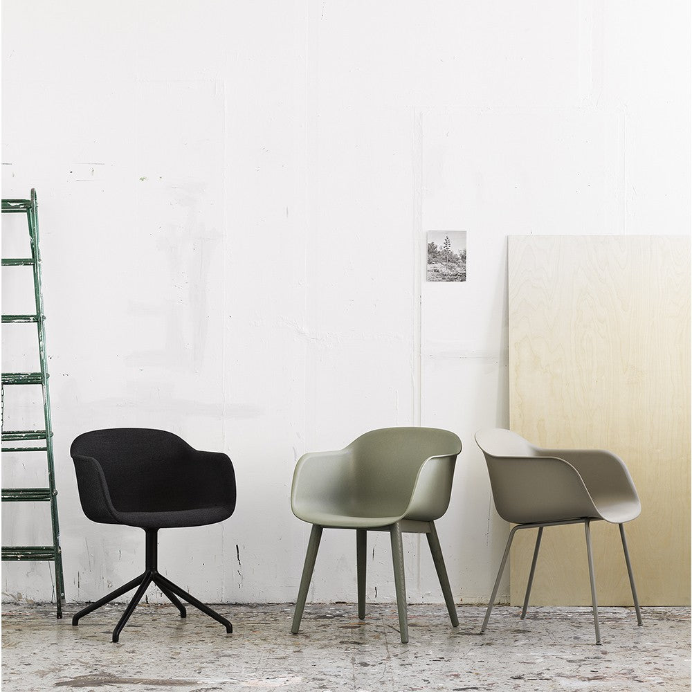 Fiber Armchair - Base girevole
