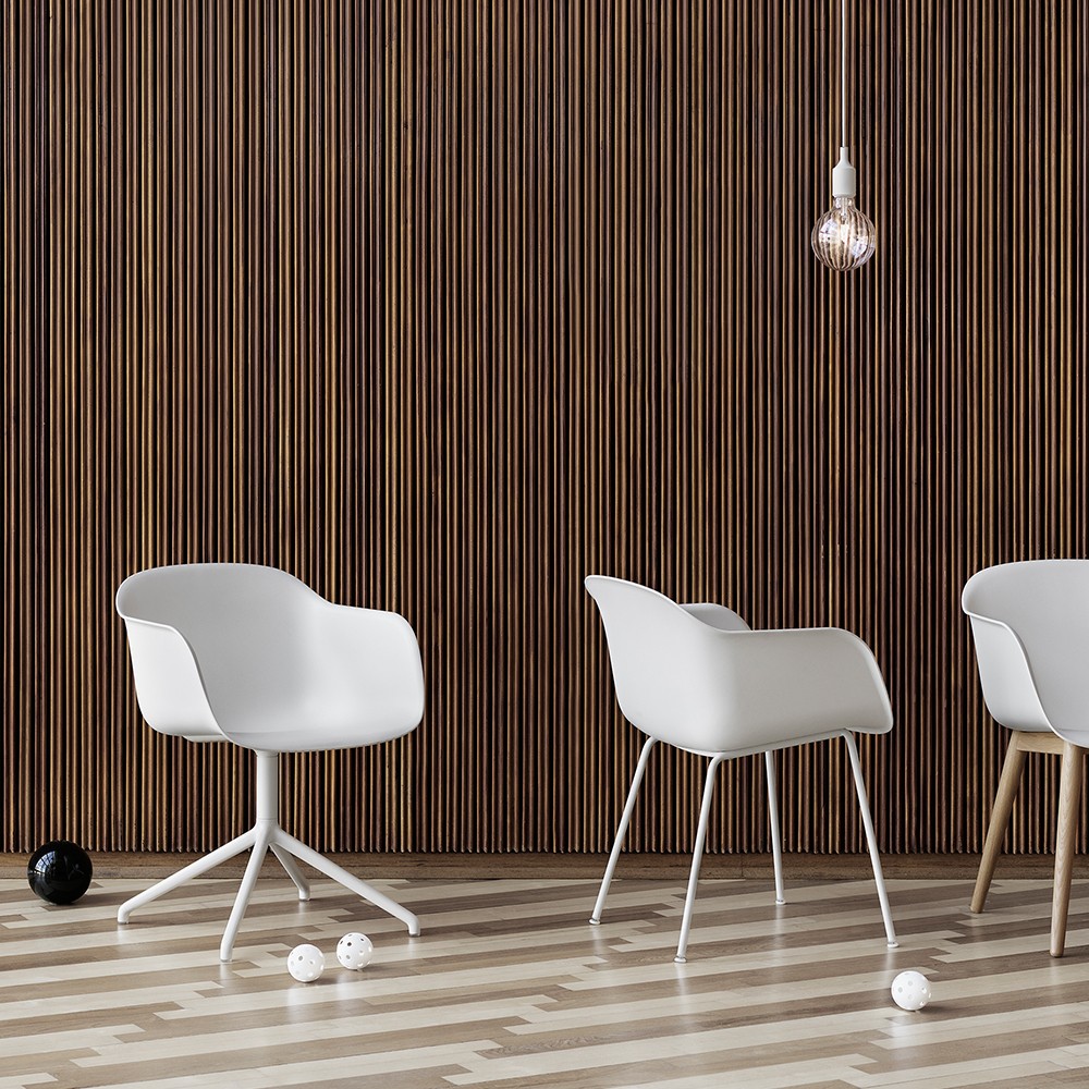 Fiber Armchair - Tubular Base