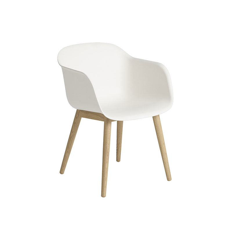 Fiber Armchair - Wooden base
