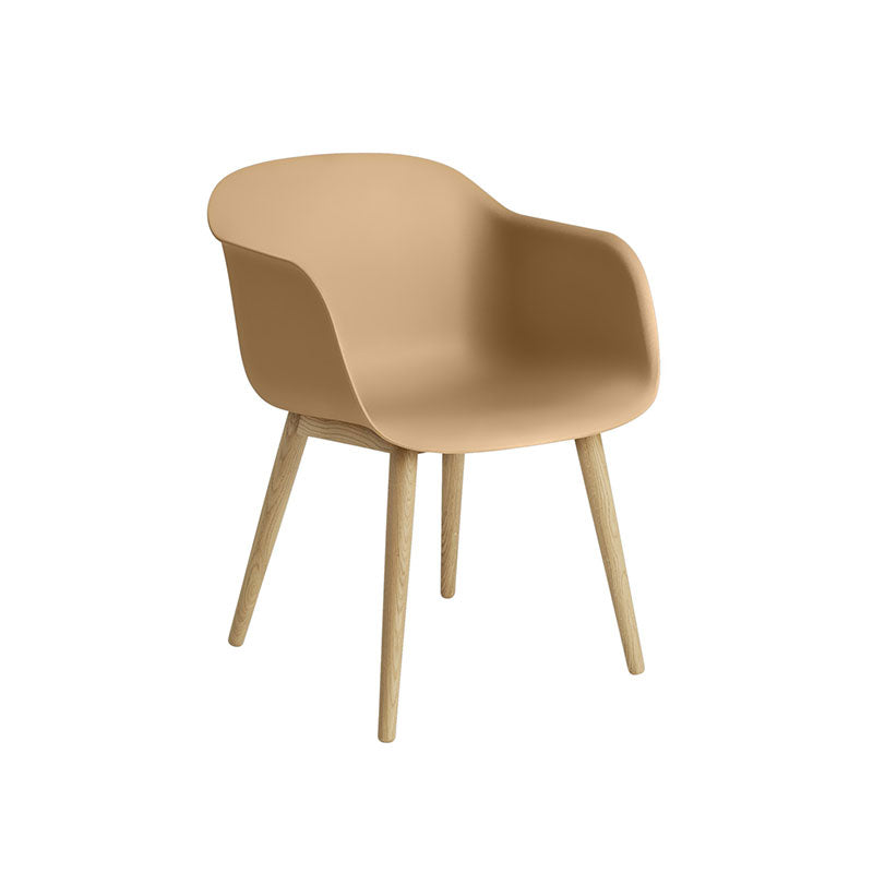 Fiber Armchair - Wooden base