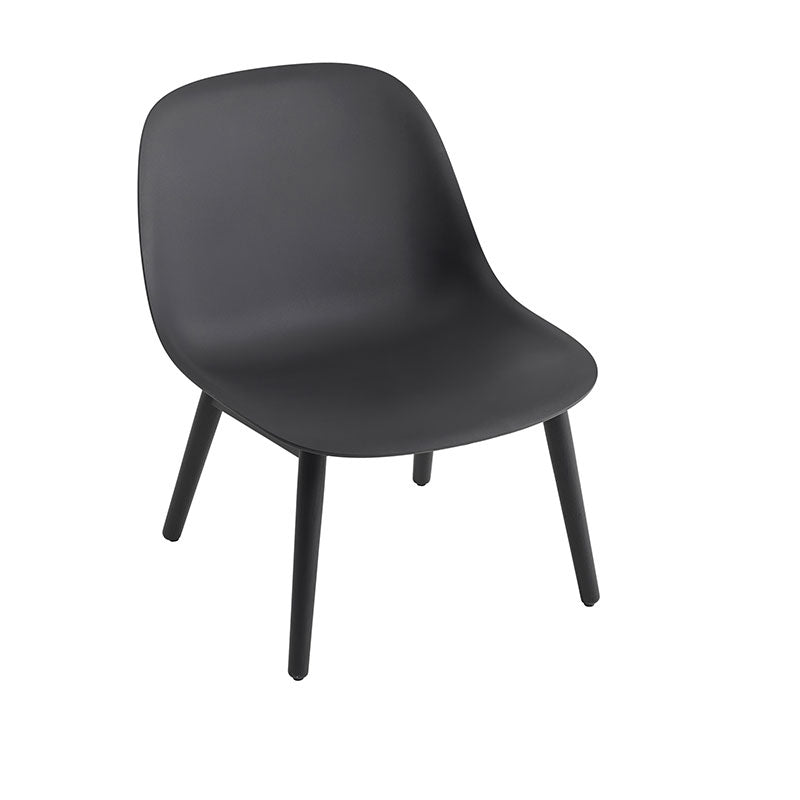 Fiber Lounge Chair - Base in legno
