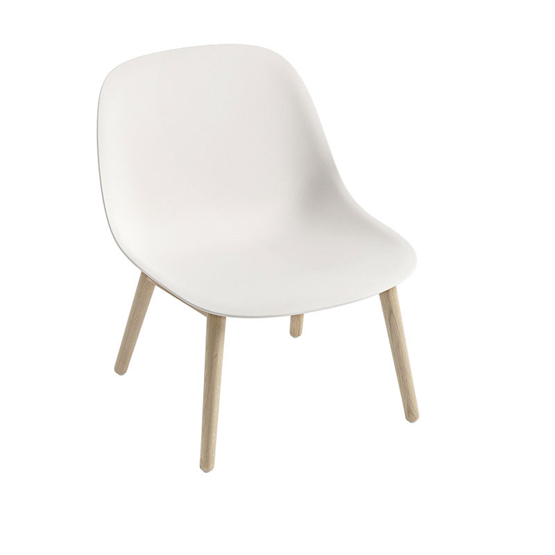 Fiber Lounge Chair - Base in legno