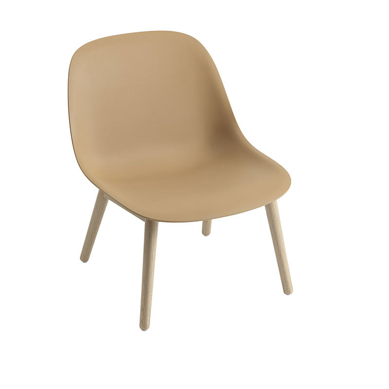 Fiber Lounge Chair - Base in legno