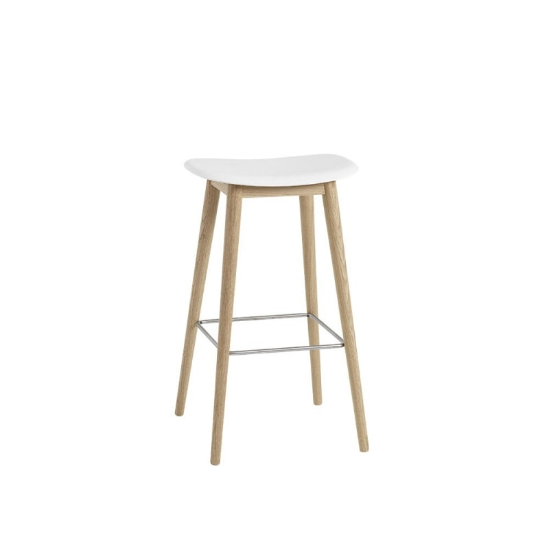 Fiber Counter/Bar Stool - Wooden base