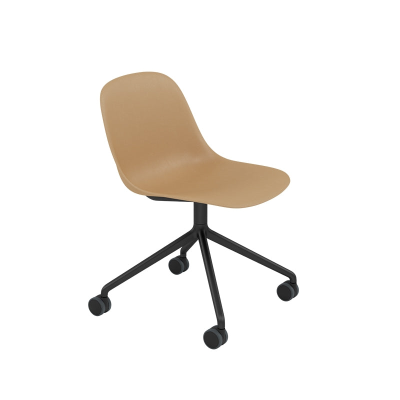 Fiber Chair - Girevole con ruote