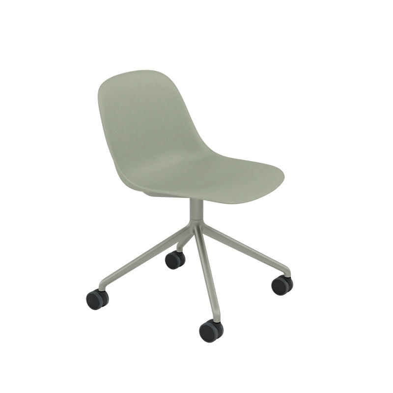 Fiber Chair - Girevole con ruote