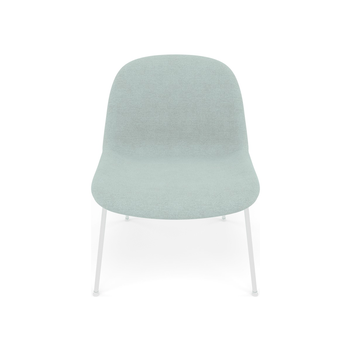 Fiber Soft Lounge Chair Muuto Fiord 721 base bianco