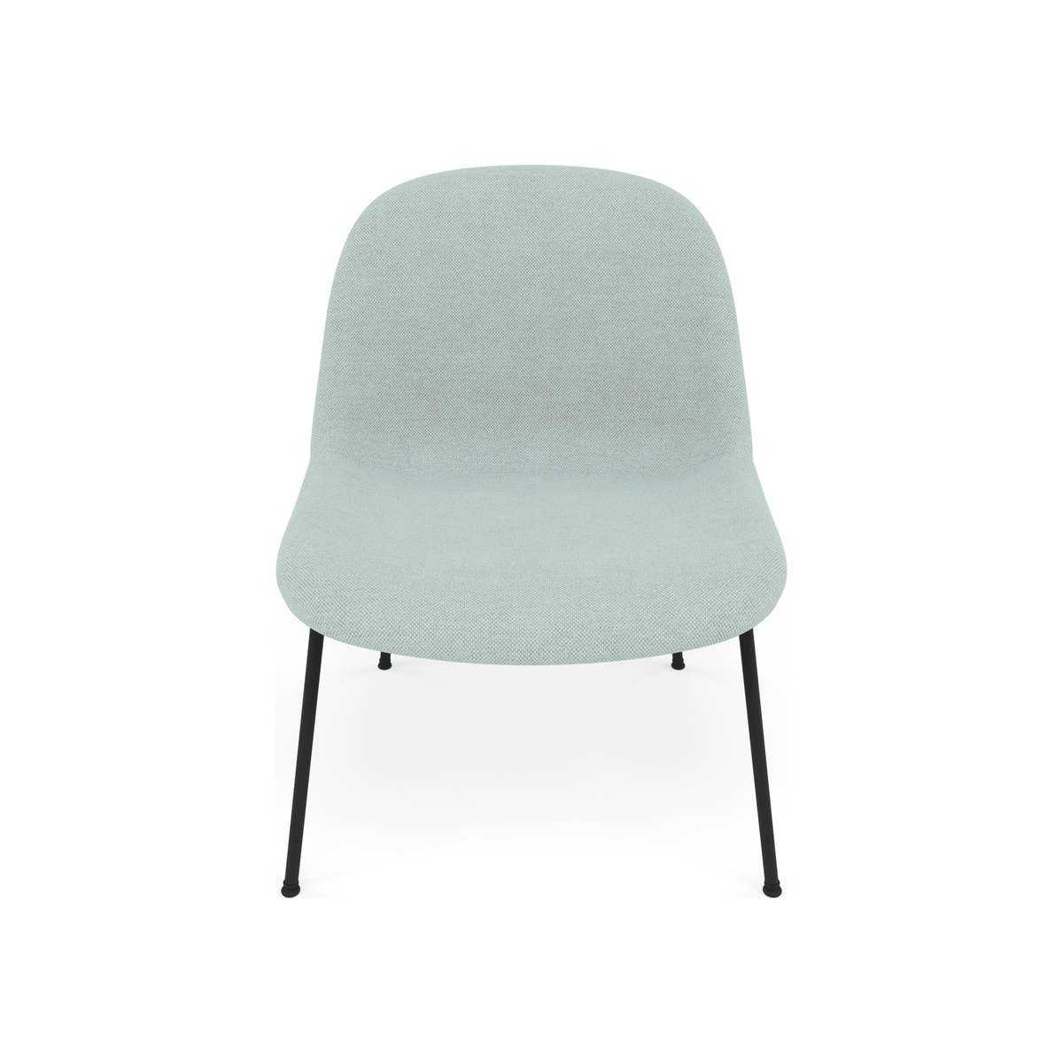 Fiber Soft Lounge Chair Muuto Fiord 721 base nero antracite