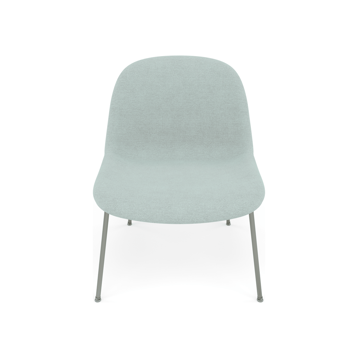 Fiber Soft Lounge Chair Muuto Fiord 721 base verde polvere