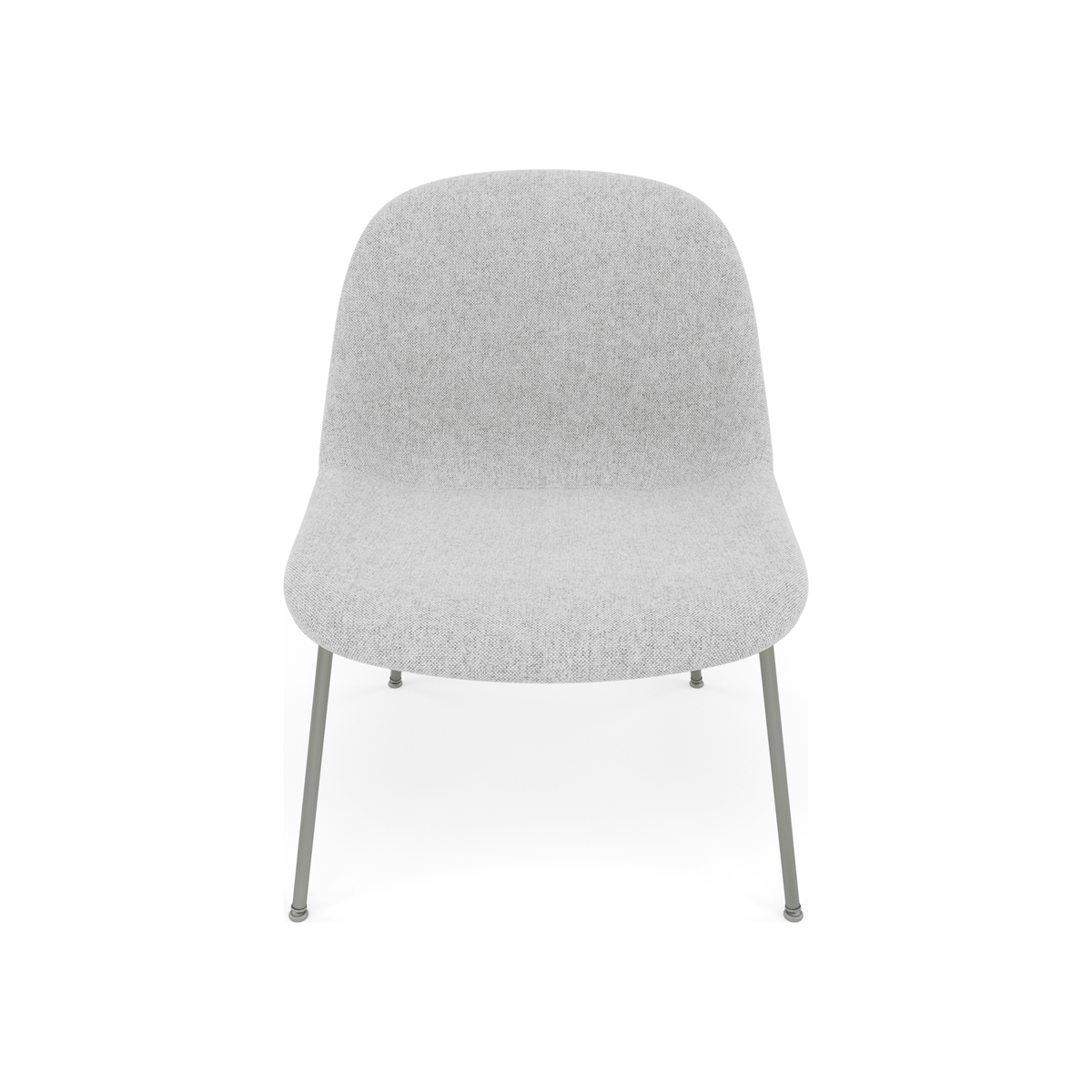 Fiber Soft Lounge Chair Muuto Hallingdal 116 base verde polvere