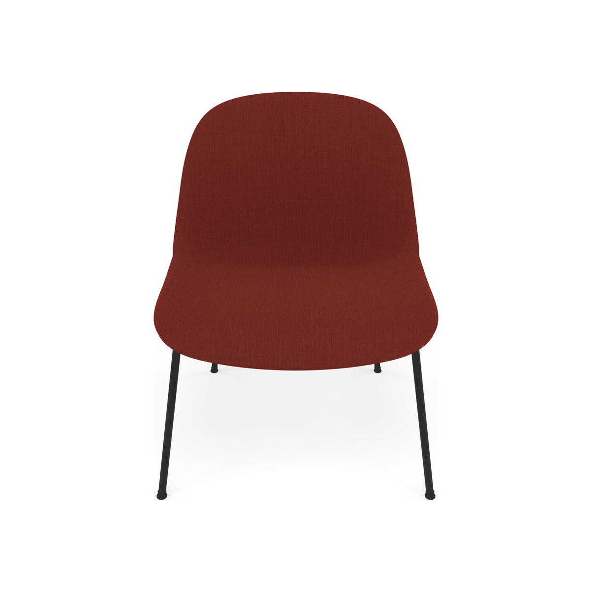 Fiber Soft Lounge Chair Muuto Remix 566 base nero antracite