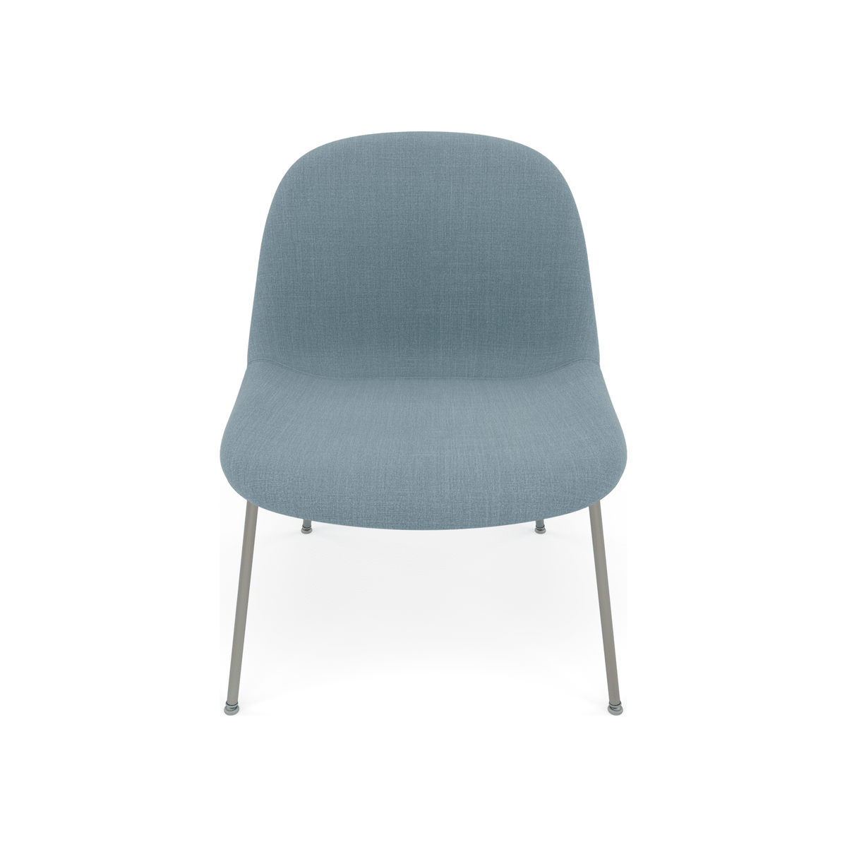 Fiber Soft Lounge Chair Muuto Remix 733 base grigio