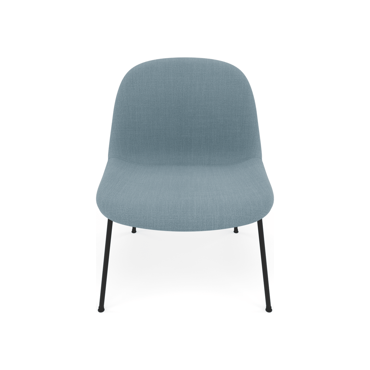 Fiber Soft Lounge Chair Muuto Remix 733 base nero antracite