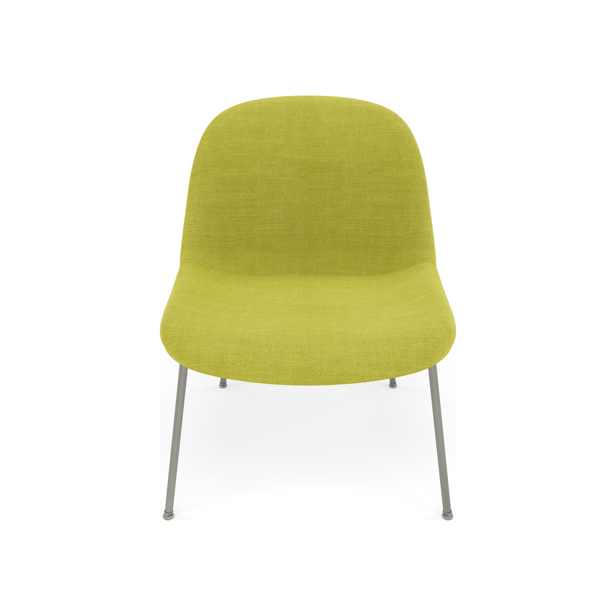Fiber Soft Lounge Chair Muuto Remix 912 base grigio