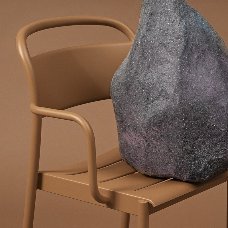 Linear Steel Armchair