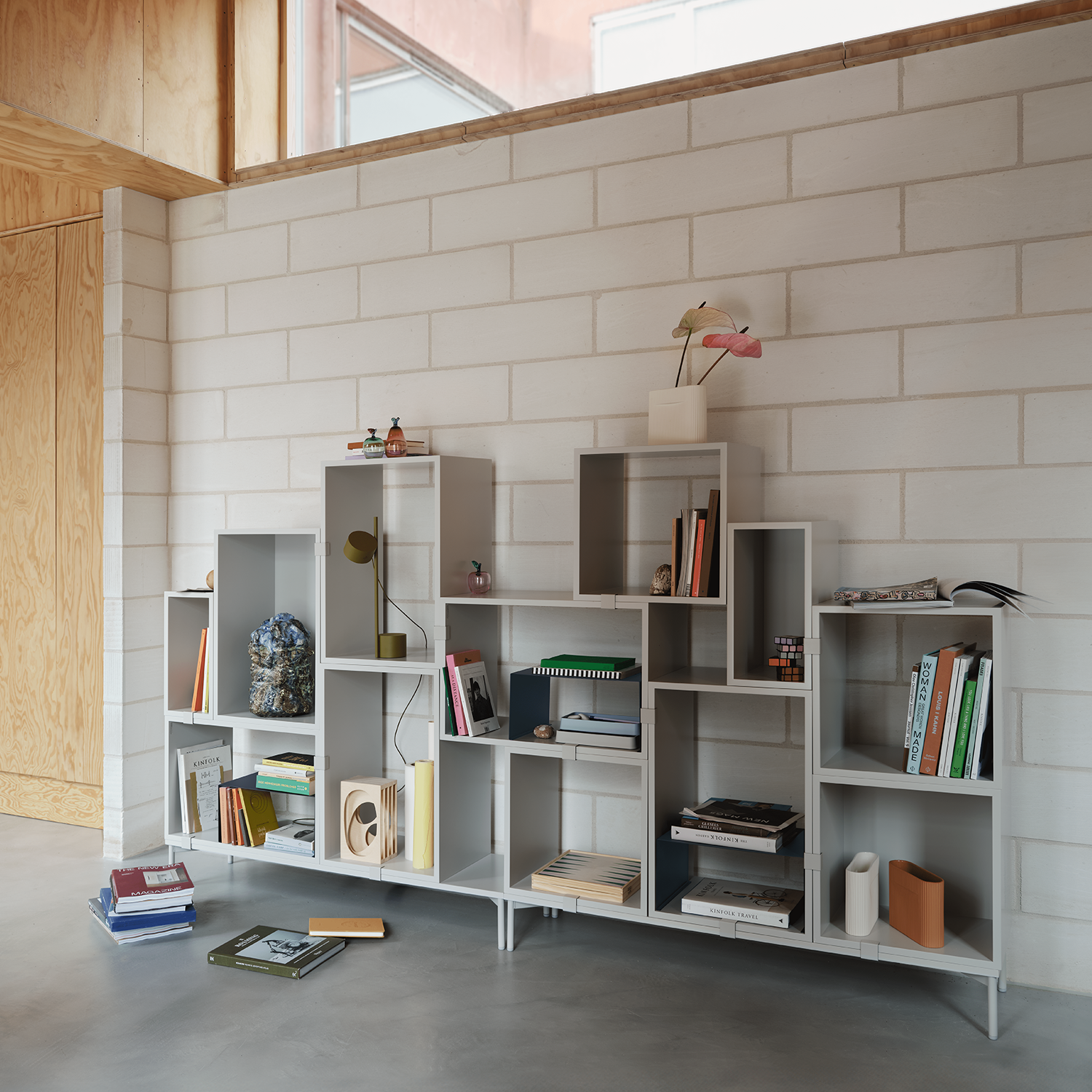 Stacked Storage System Bookcase Conf. 3