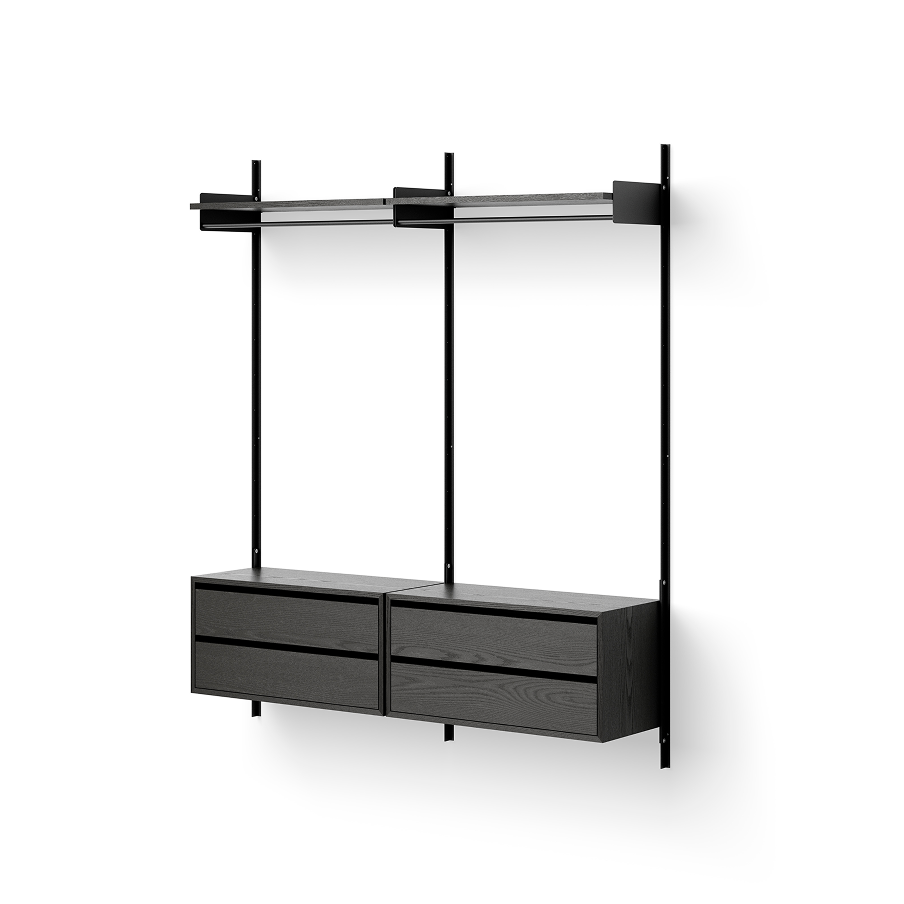 New Works Wardrobe Shelf Cabinet w. Drawers