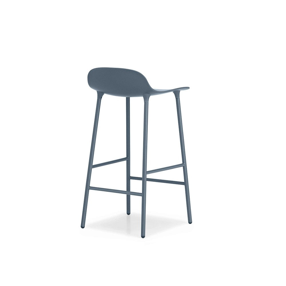 Form barstool H 65 - Acciaio
