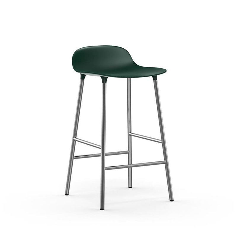 Form barstool H 65 - Acciaio
