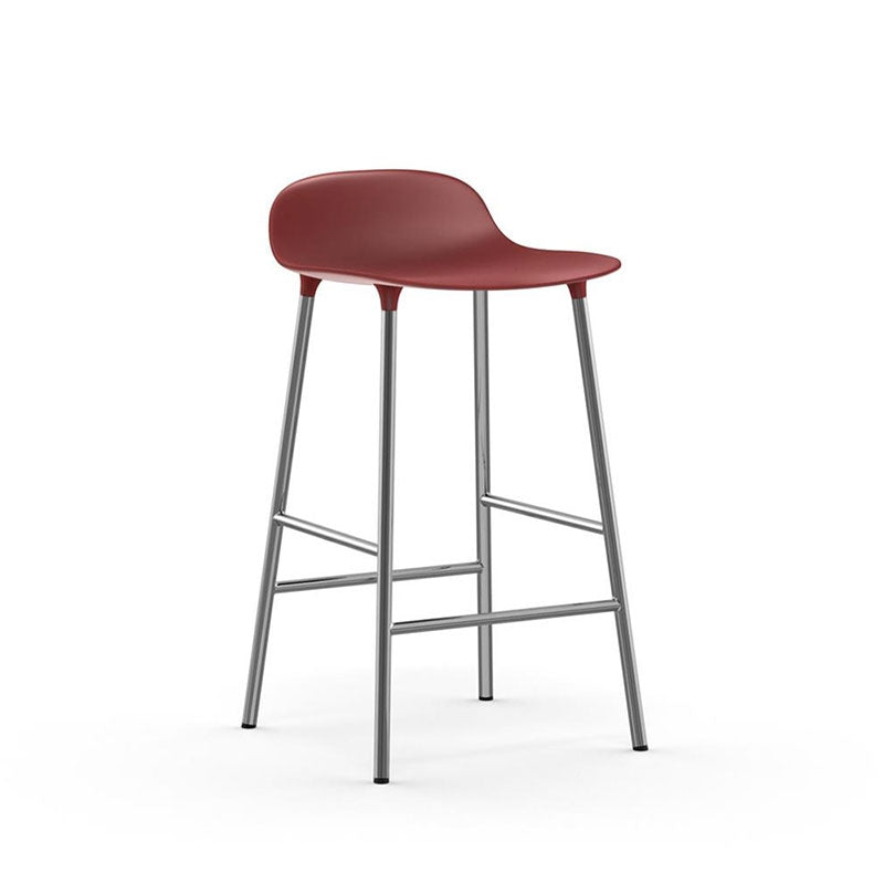Form barstool H 65 - Acciaio