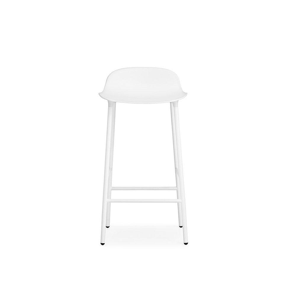 Form barstool H 65 - Acciaio