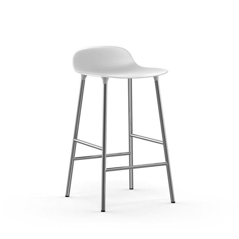 Form barstool H 65 - Acciaio