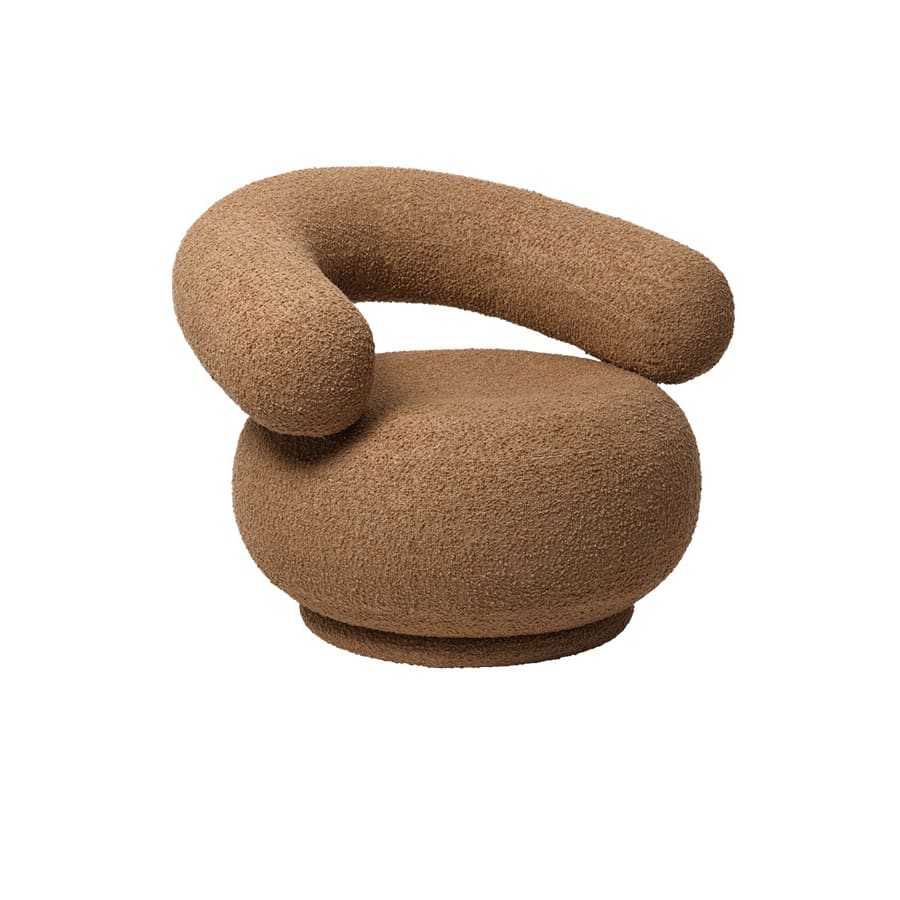 Orbo - Raw Bouclé - Tan