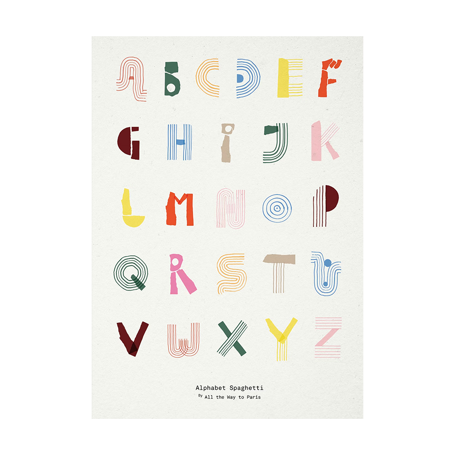MADO Alphabet Spaghetti Stampa - Archive