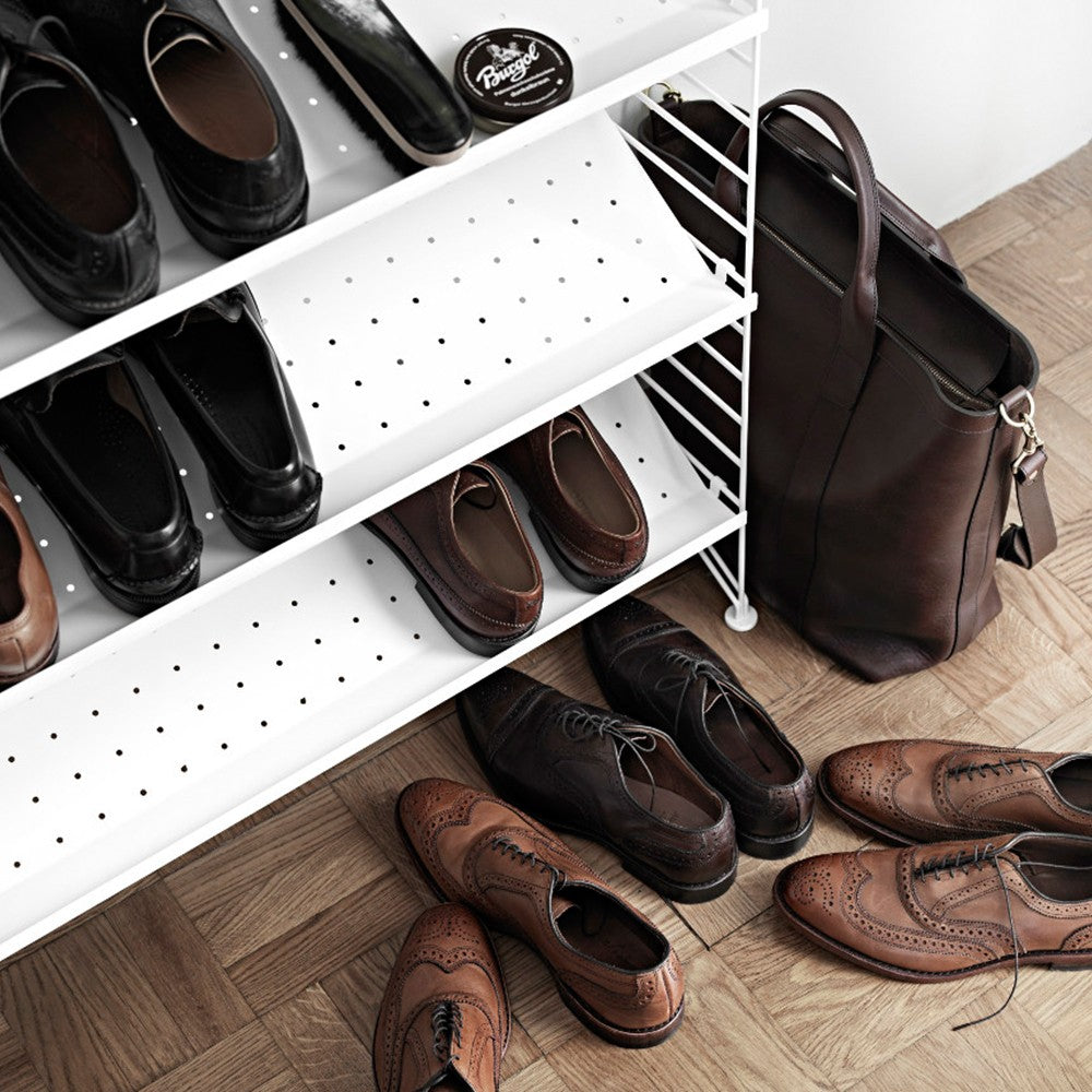 String Shoe Shelf Metal