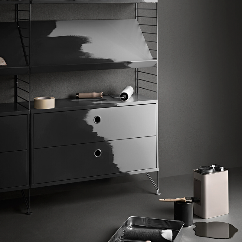 String Chest with Drawers