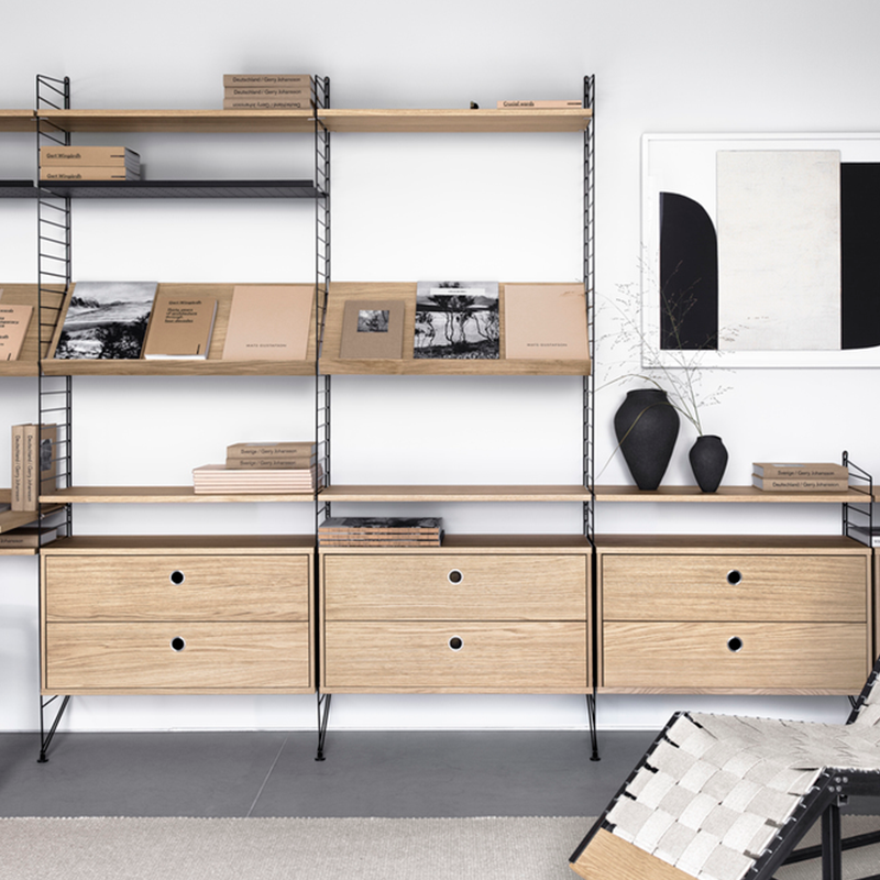 String Chest with Drawers