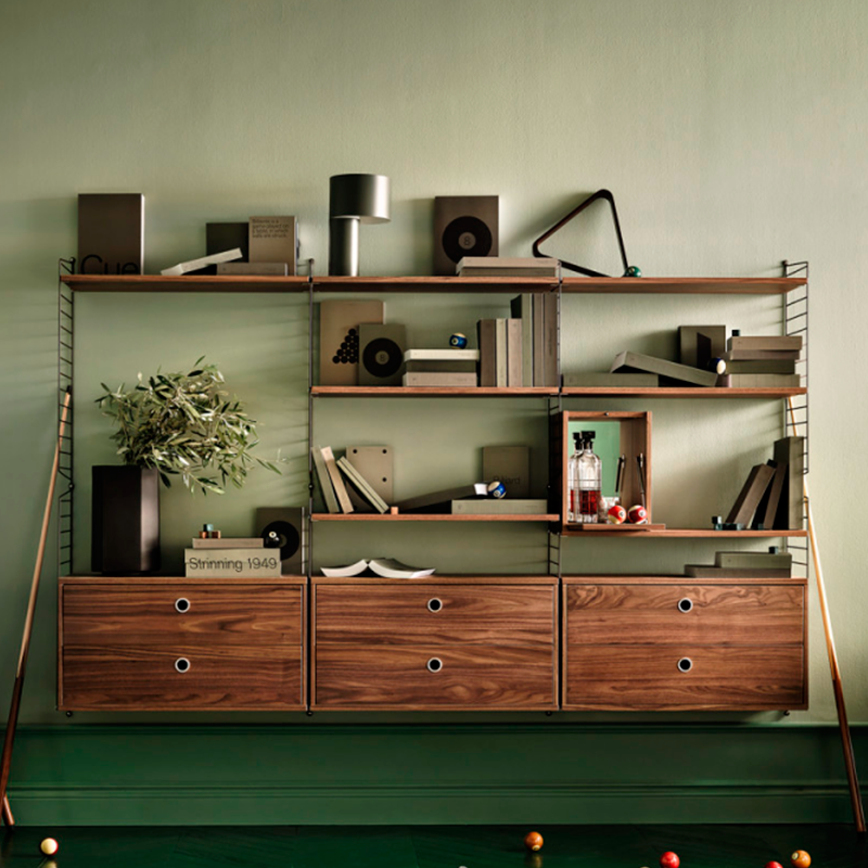 String Chest with Drawers