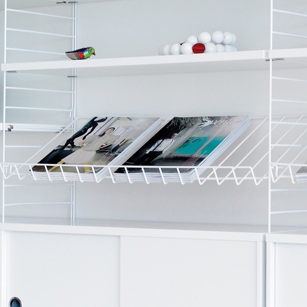 String Magazine Shelf Wire