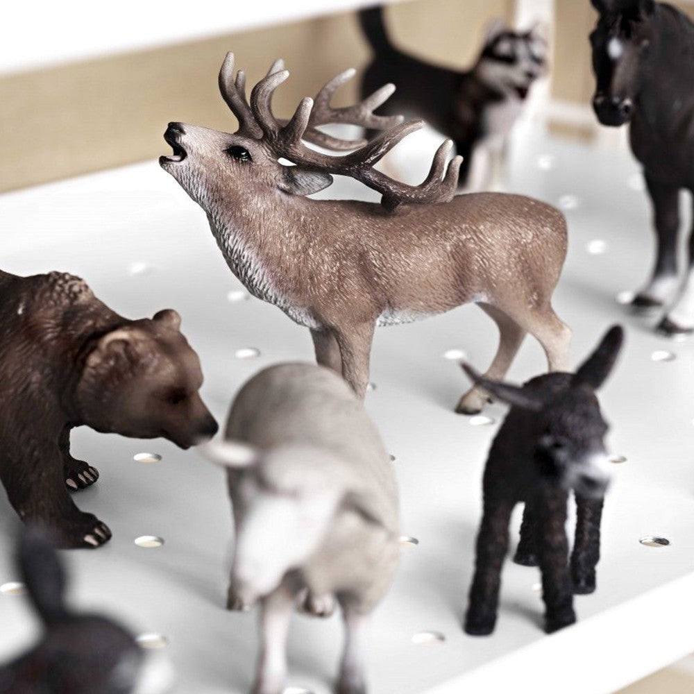 Metal Shelf with Low Edge