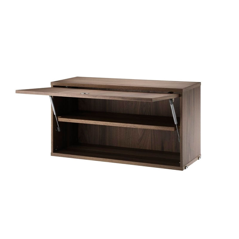 Cabinet with flip door