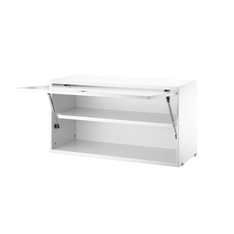 Cabinet with flip door